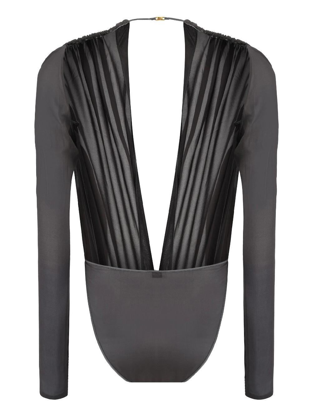Saint Laurent Silk Bodysuit
