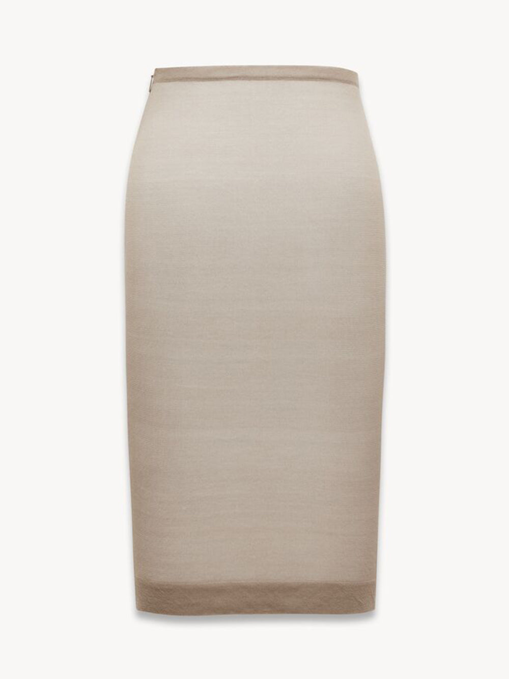 Saint Laurent Silk Knit Pencil Skirt