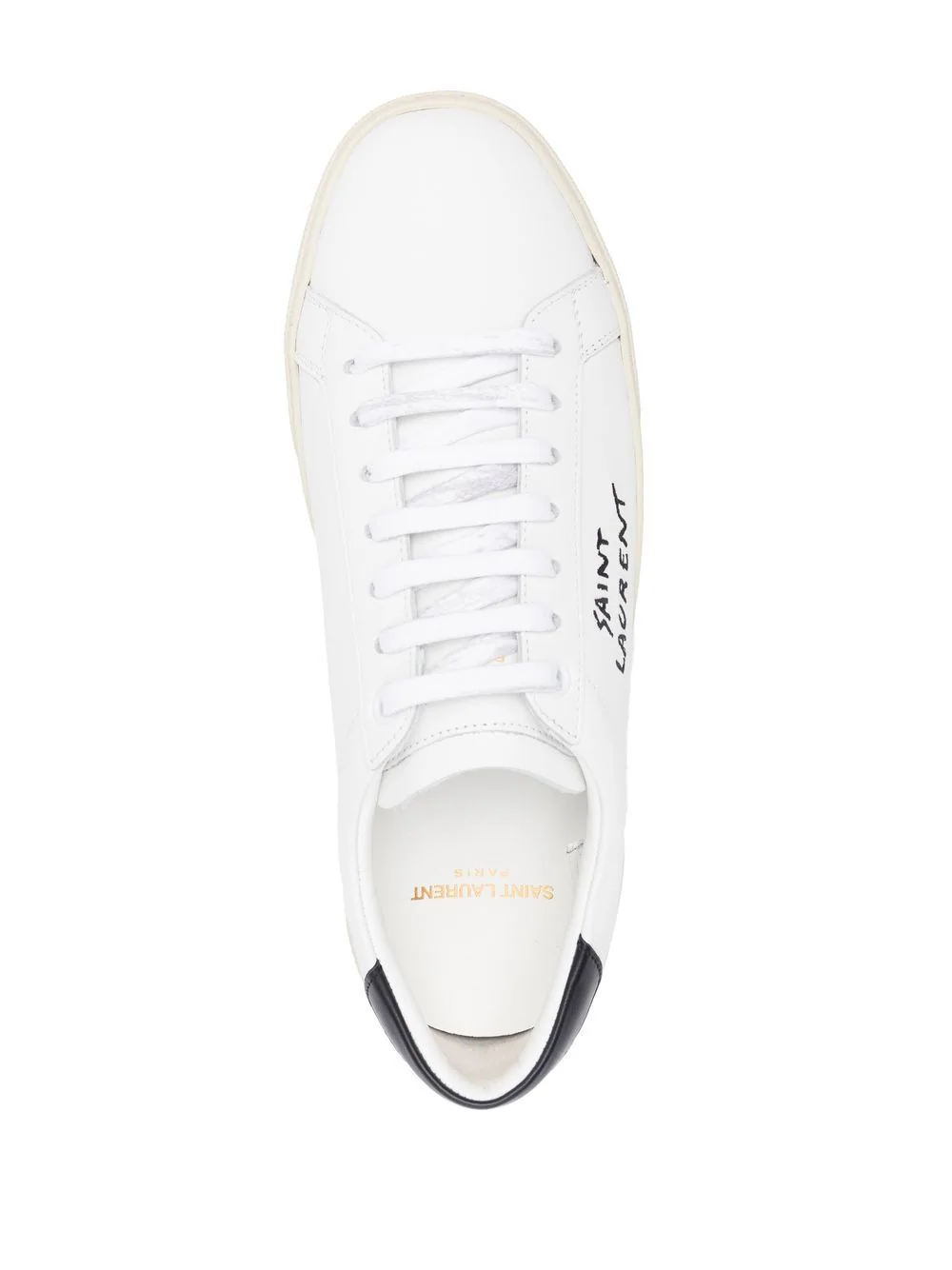 Saint Laurent Sl/06 Court Sneaker In Leather