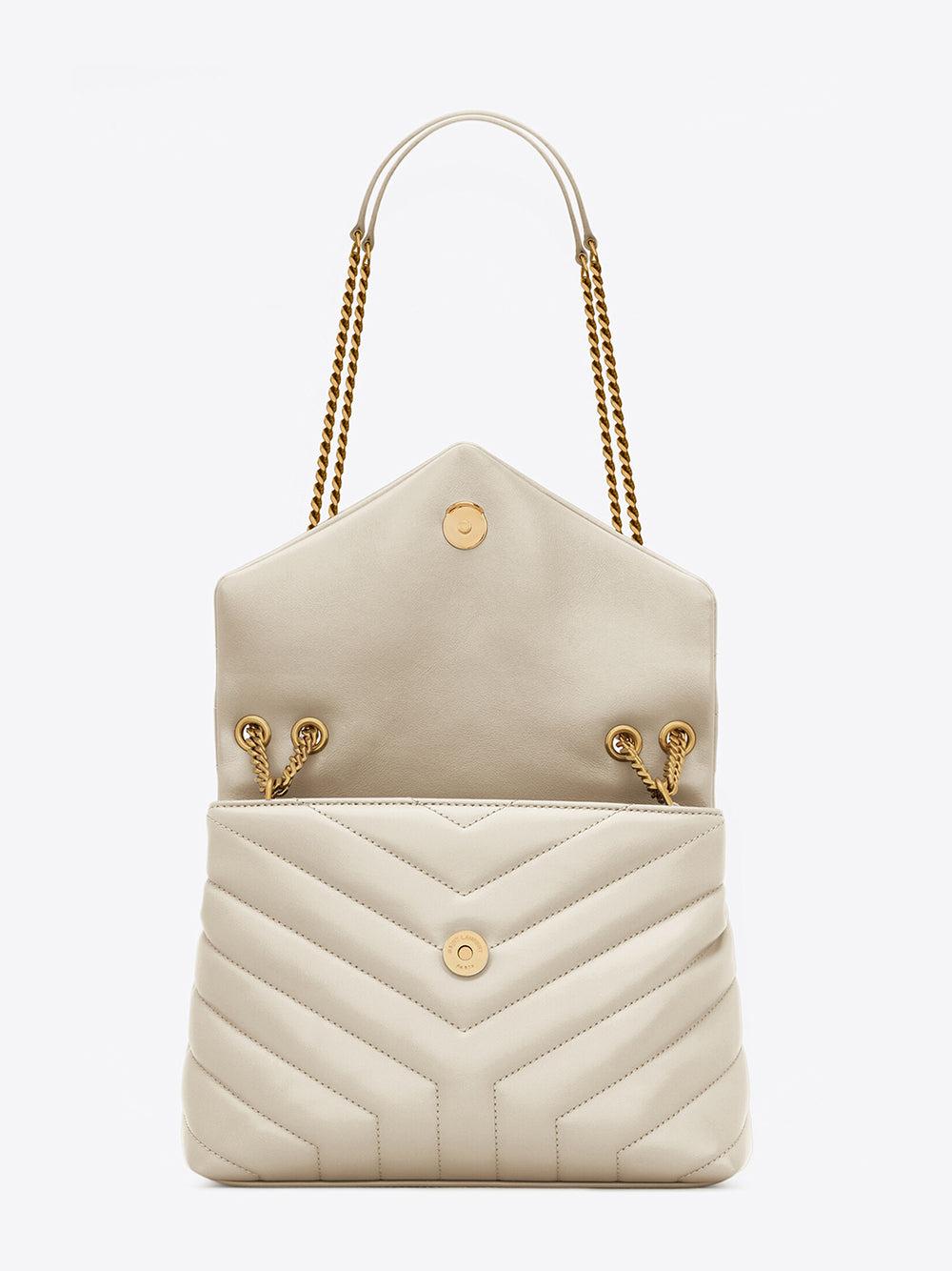 Saint Laurent Small Loulou In Quilted Leather