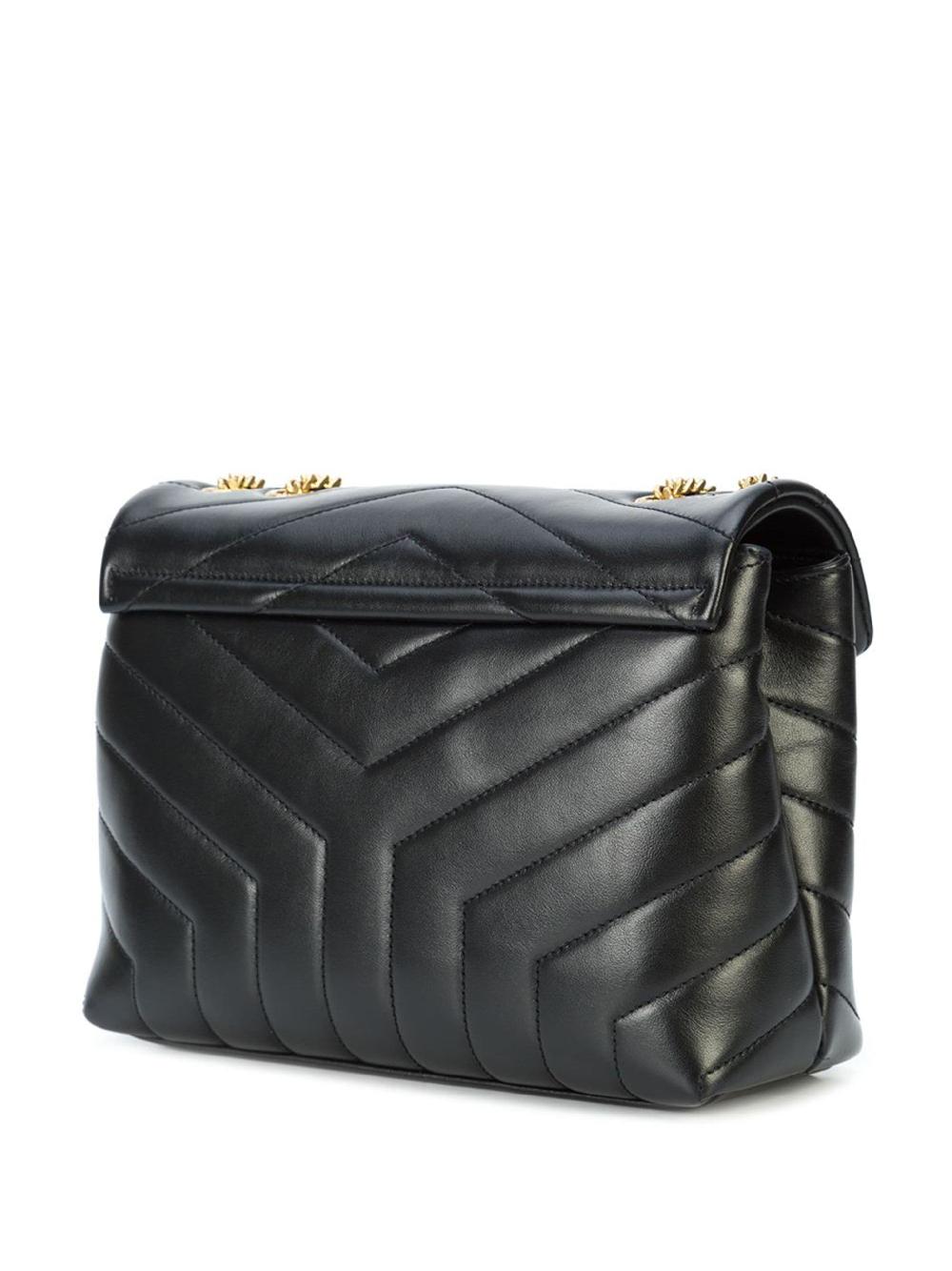 Saint Laurent Small Loulou In Quilted Leather