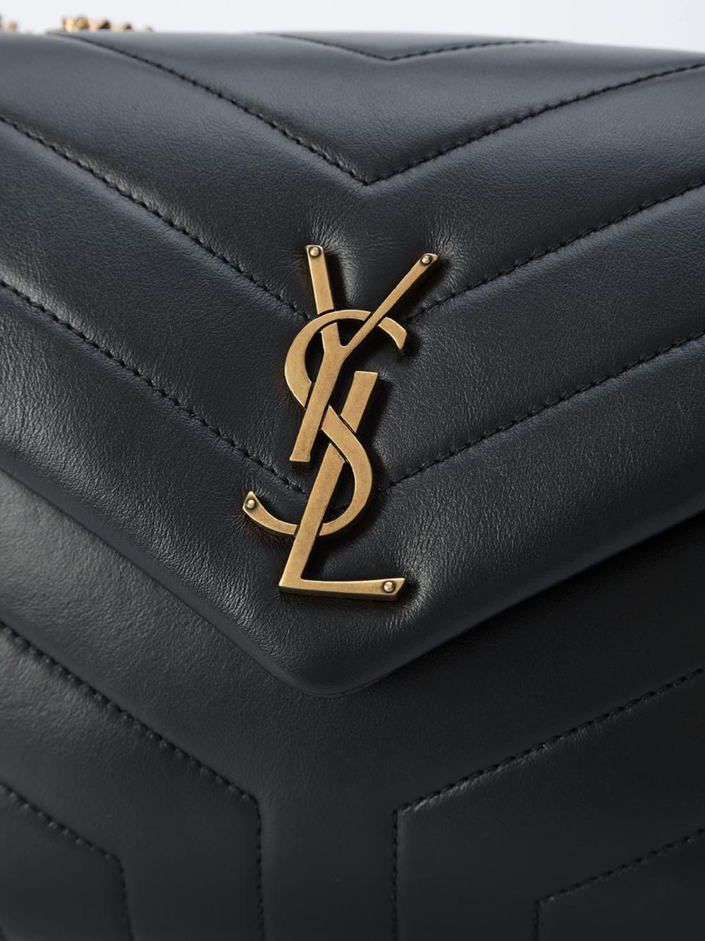 Saint Laurent Small Loulou In Quilted Leather