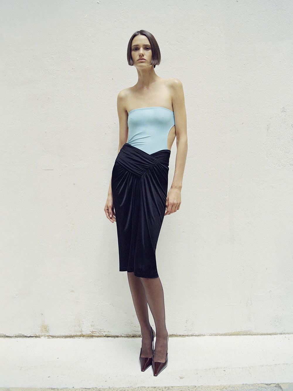 Saint Laurent Strapless Swimsuit