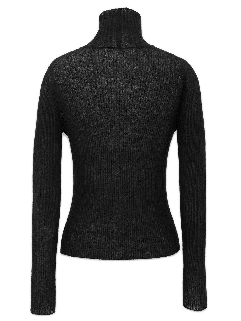 Saint Laurent Top In Ribbed Knit