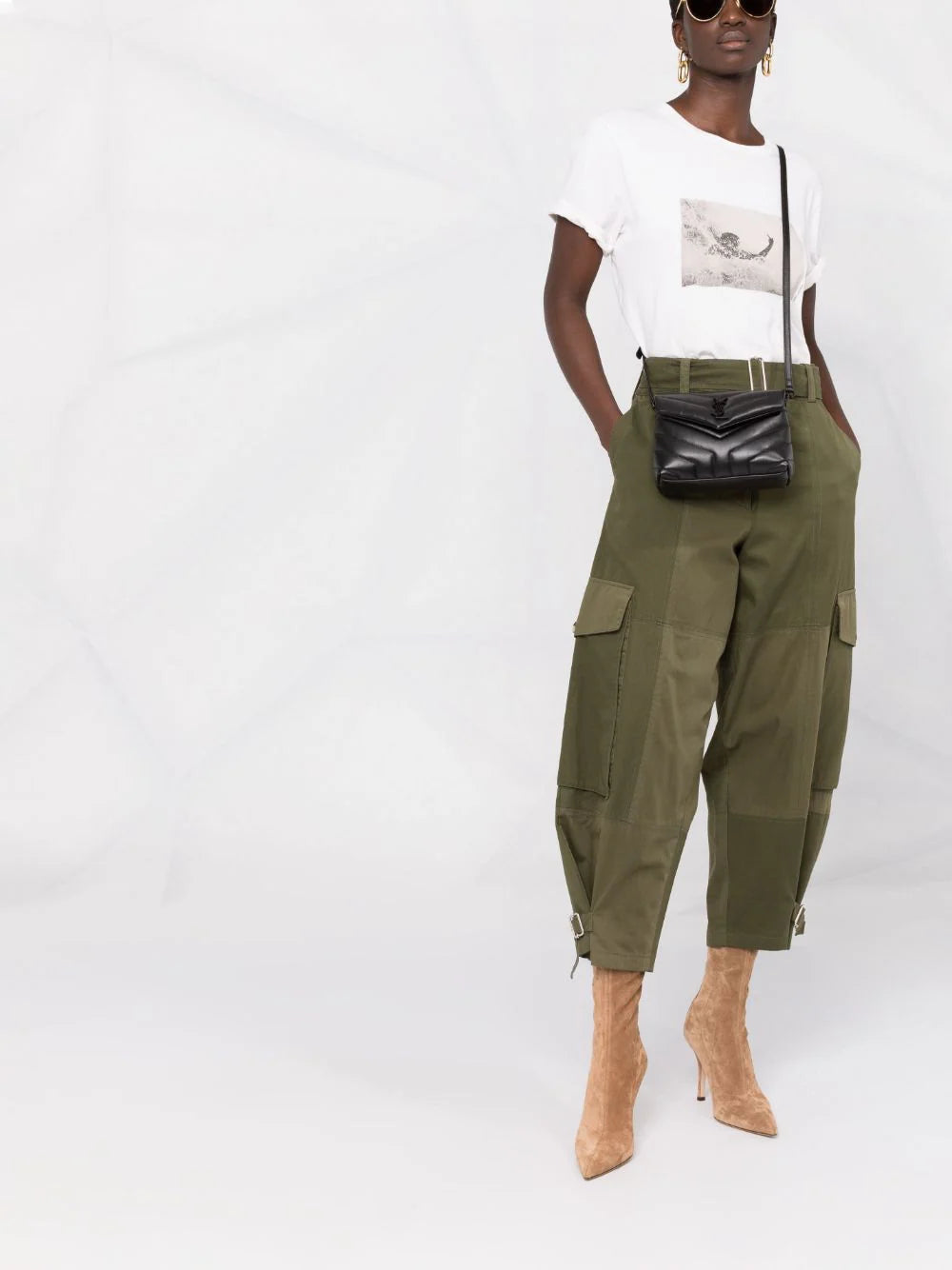 Saint Laurent Toy Loulou In Quilted Leather