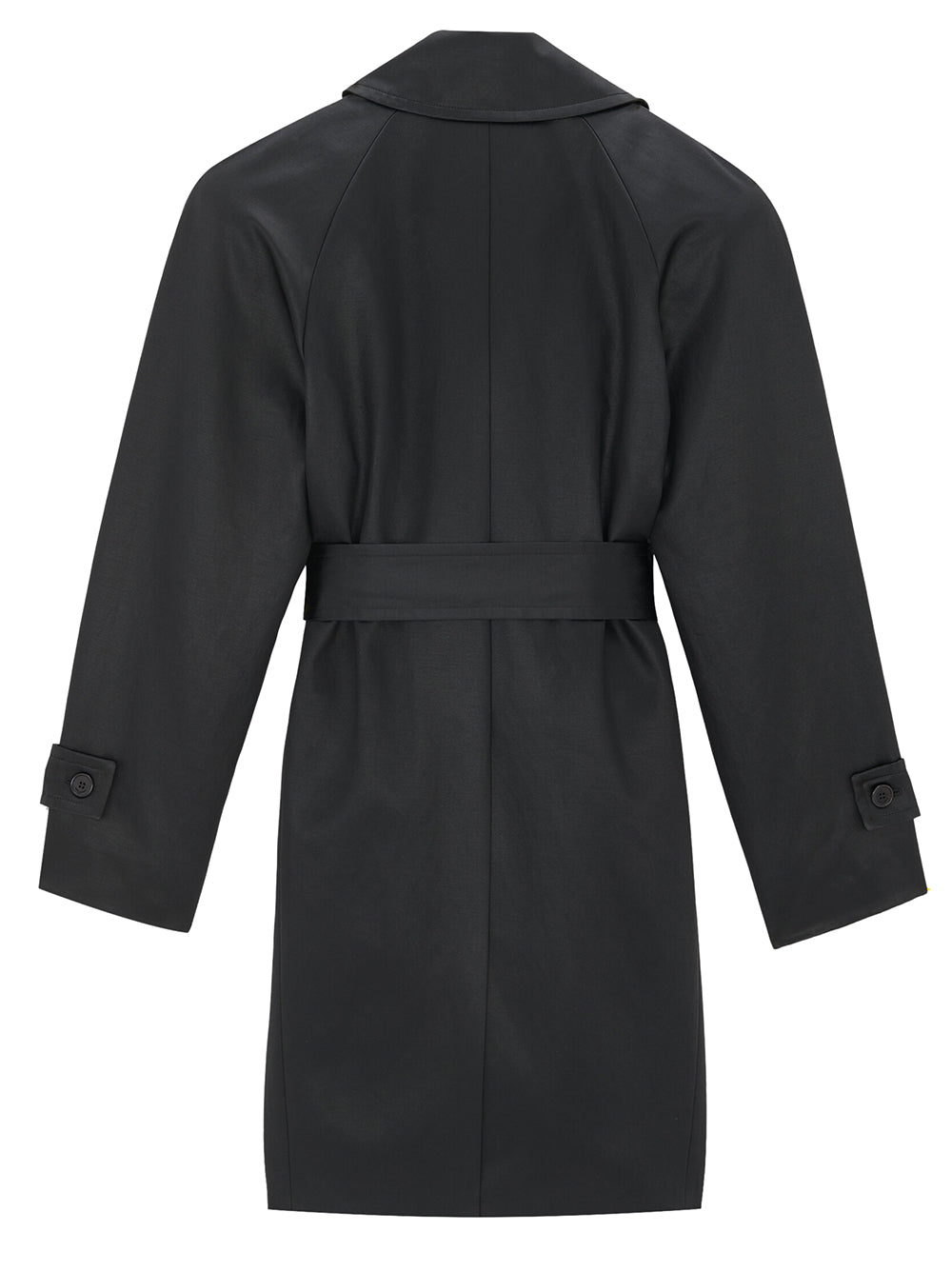 Saint Laurent Trench Coat In Satin Chintz