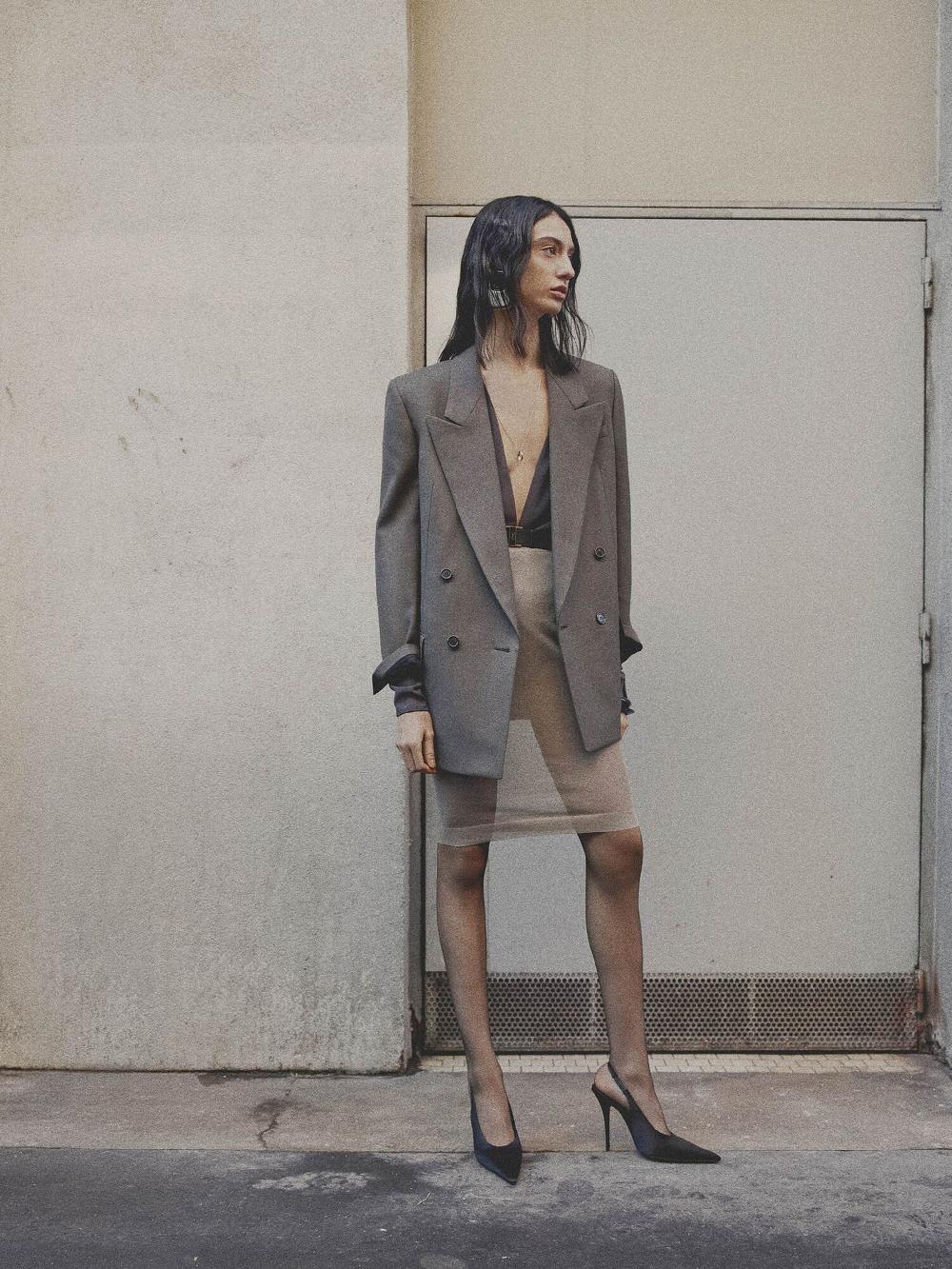 Saint Laurent Wool Gabardine Jacket