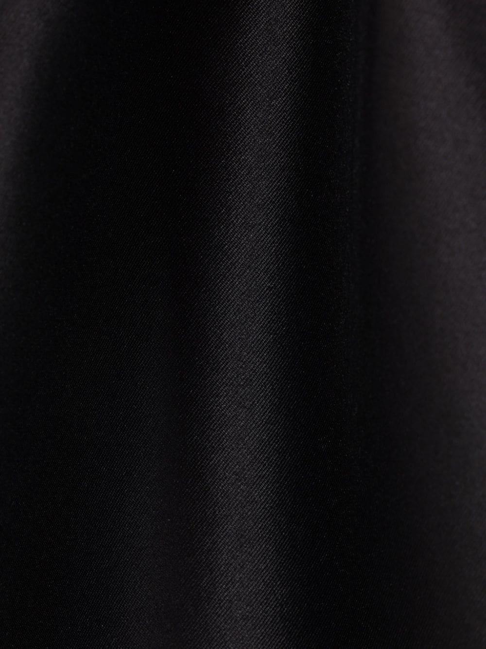 SELF PORTRAIT Black Taffeta Embellished Mini Dress