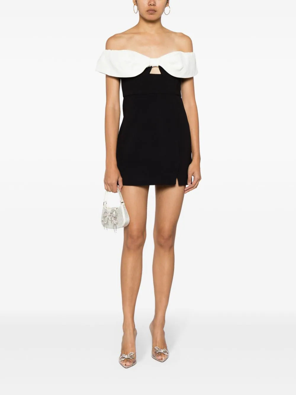 SELF PORTRAIT Bow Mini Dress