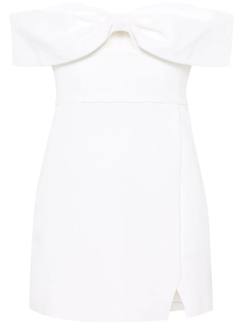 SELF PORTRAIT Bow mini dress