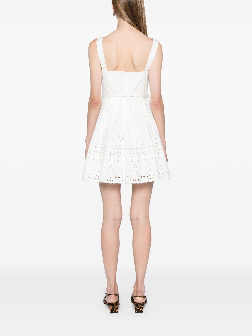 SELF PORTRAIT Broderie Mini Dress
