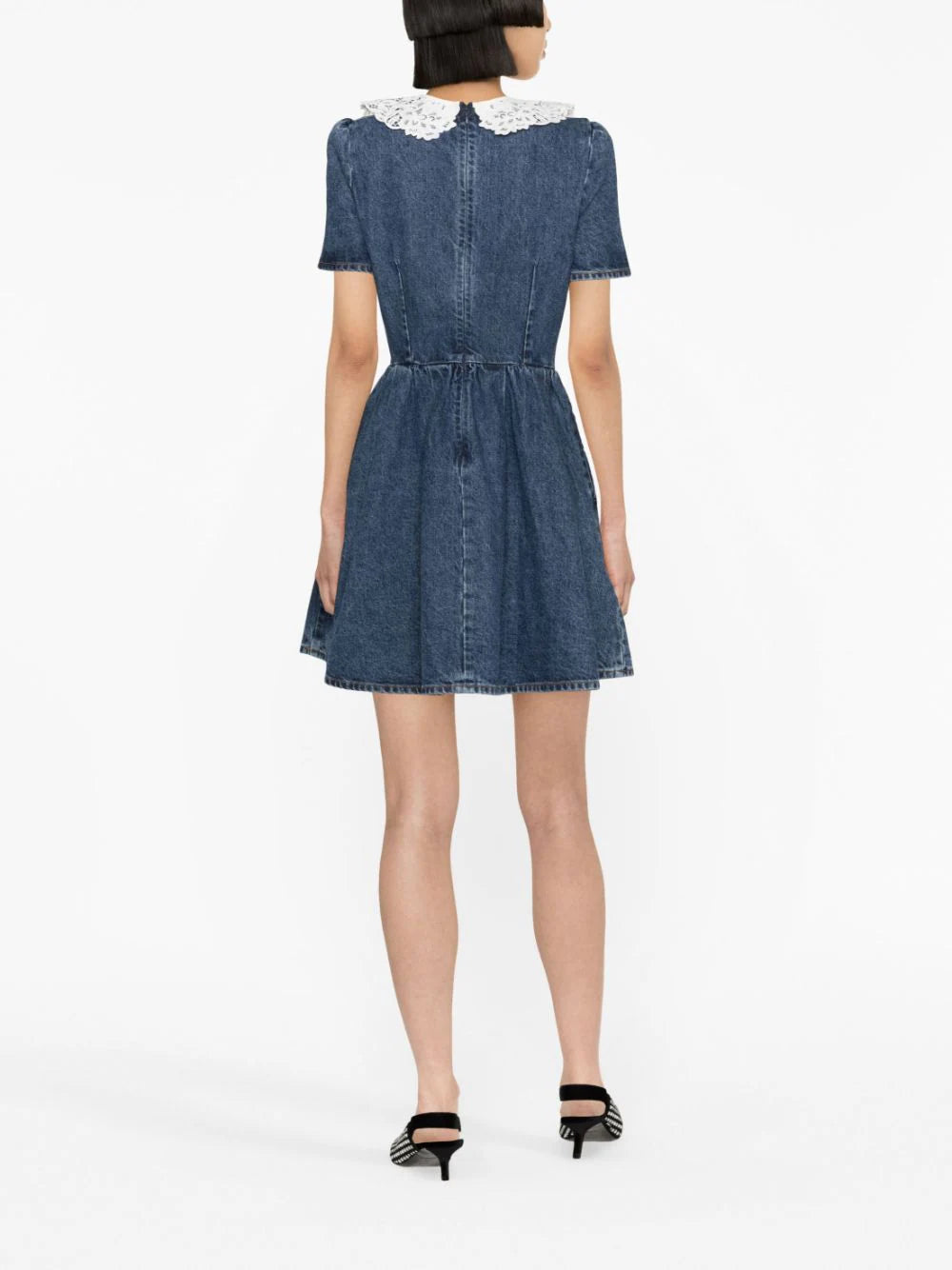 SELF PORTRAIT Denim Mini Dress