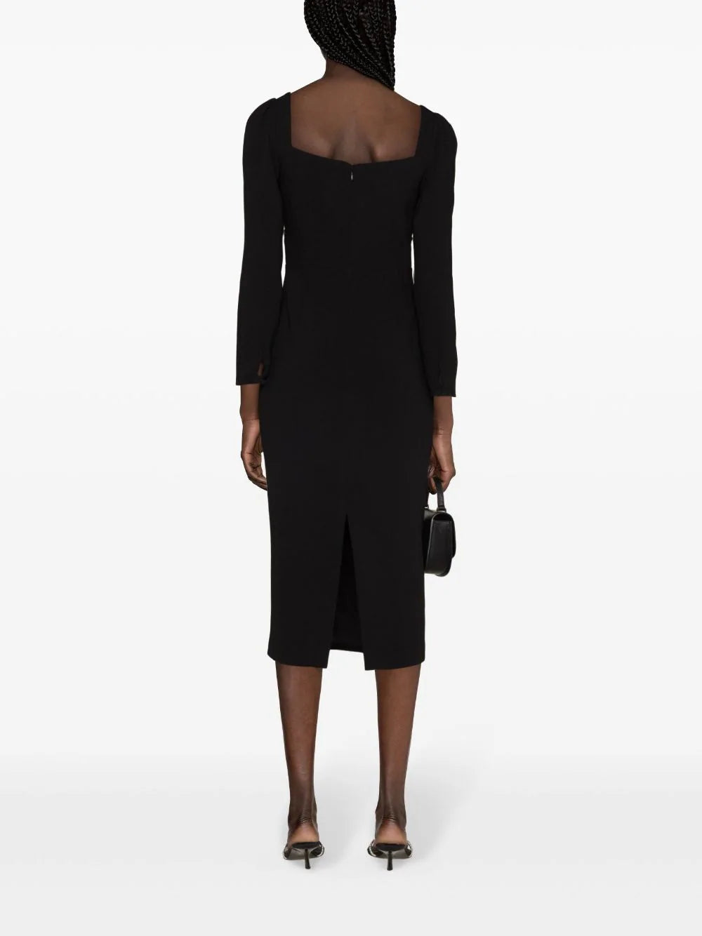 SELF PORTRAIT Diamante Bow Midi Dress