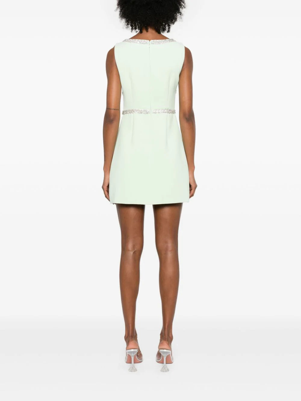 SELF PORTRAIT Diamante Bow Mini Dress