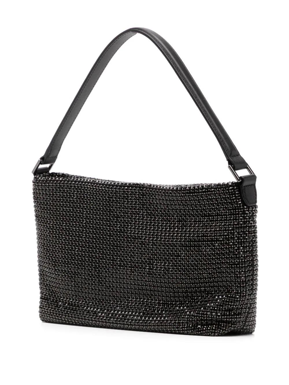 SELF PORTRAIT Diamante Medium Hobo Bag