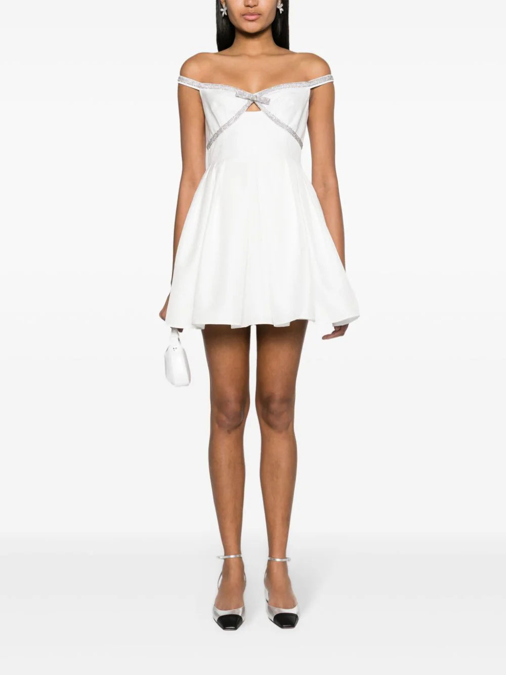 SELF PORTRAIT Diamante Mini Dress