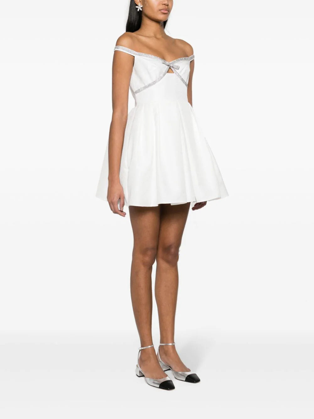 SELF PORTRAIT Diamante Mini Dress