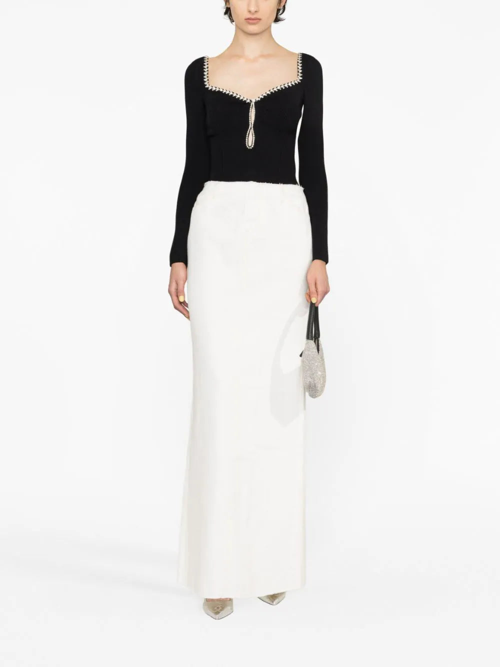 SELF PORTRAIT Diamante Top
