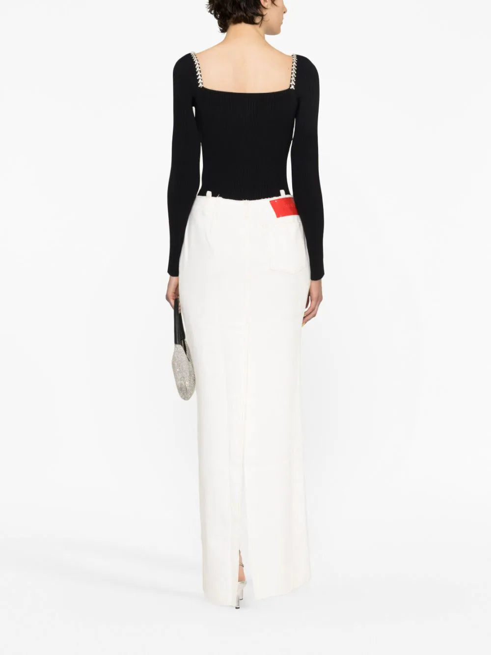 SELF PORTRAIT Diamante Top