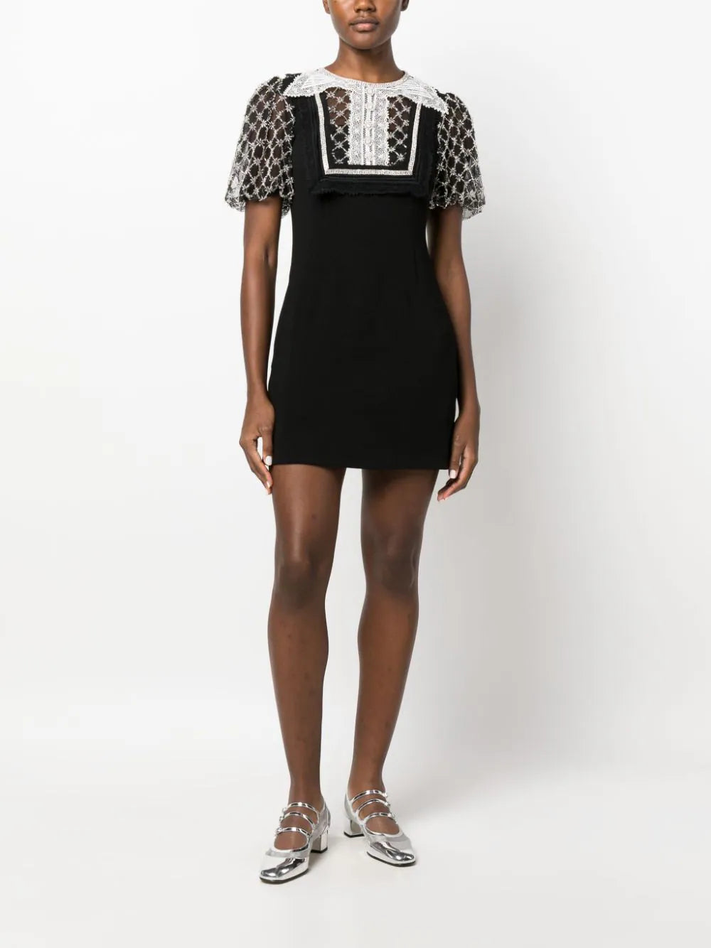 SELF PORTRAIT Embellished Mini Dress