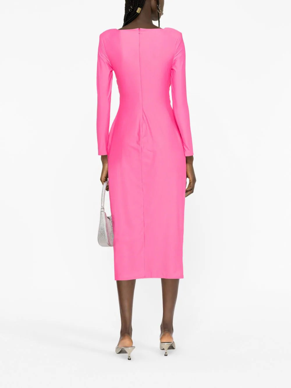 SELF PORTRAIT Jersey Midi Dress