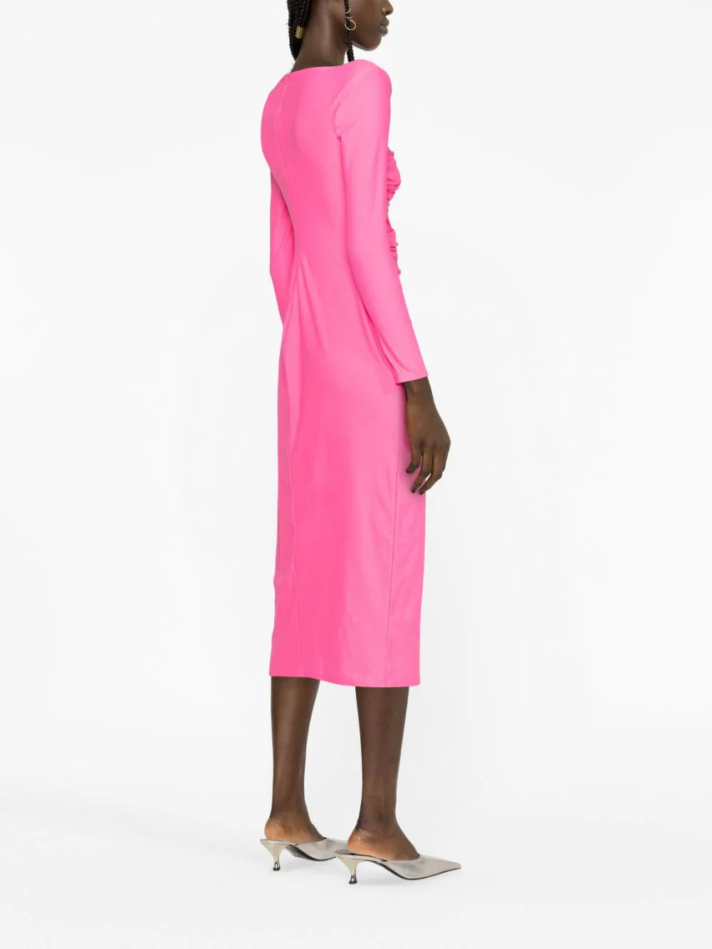 SELF PORTRAIT Jersey Midi Dress