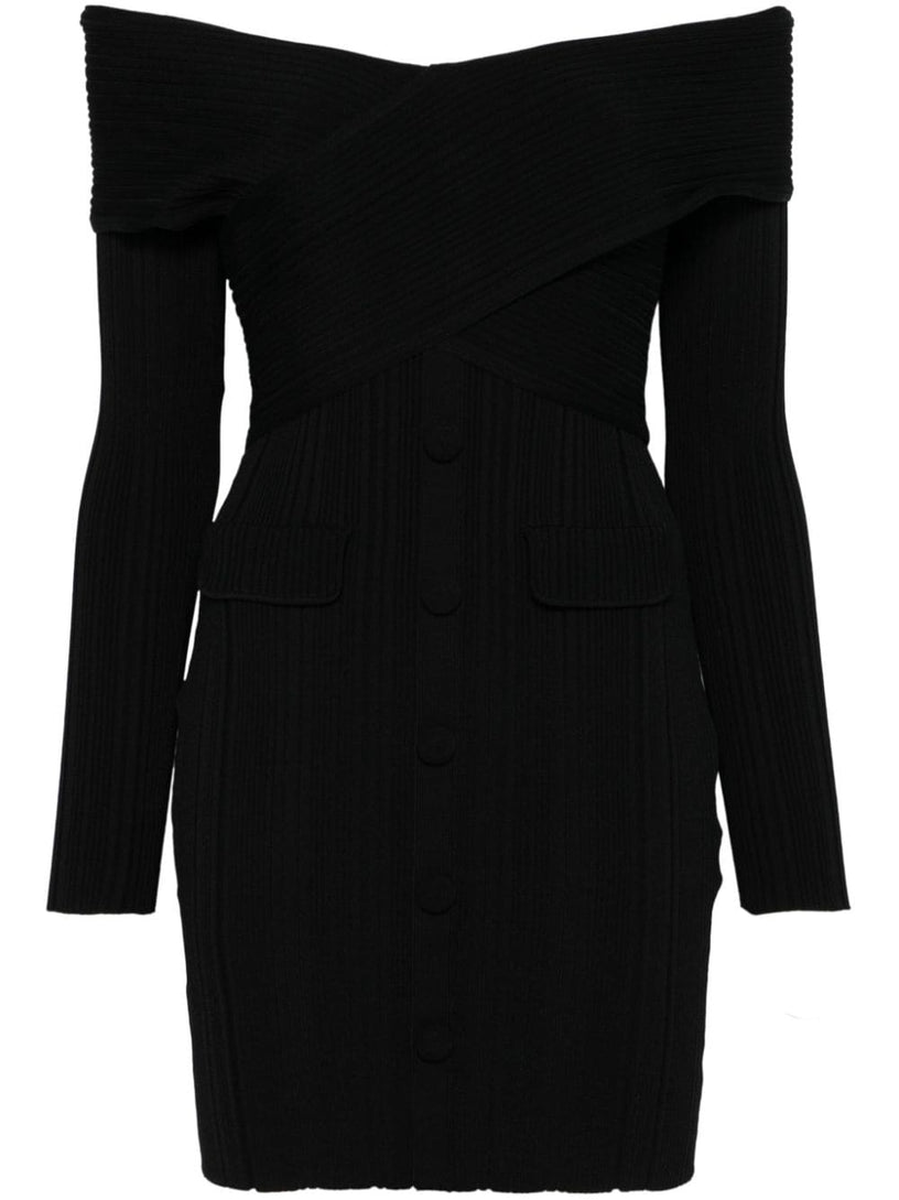 SELF PORTRAIT Knit mini dress