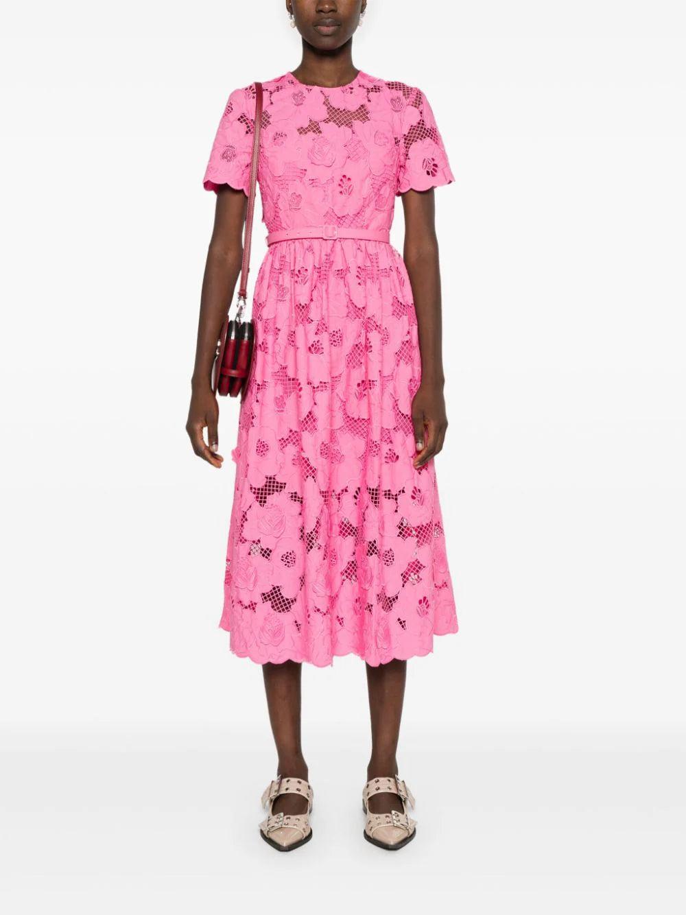 SELF PORTRAIT Lace Midi Dress