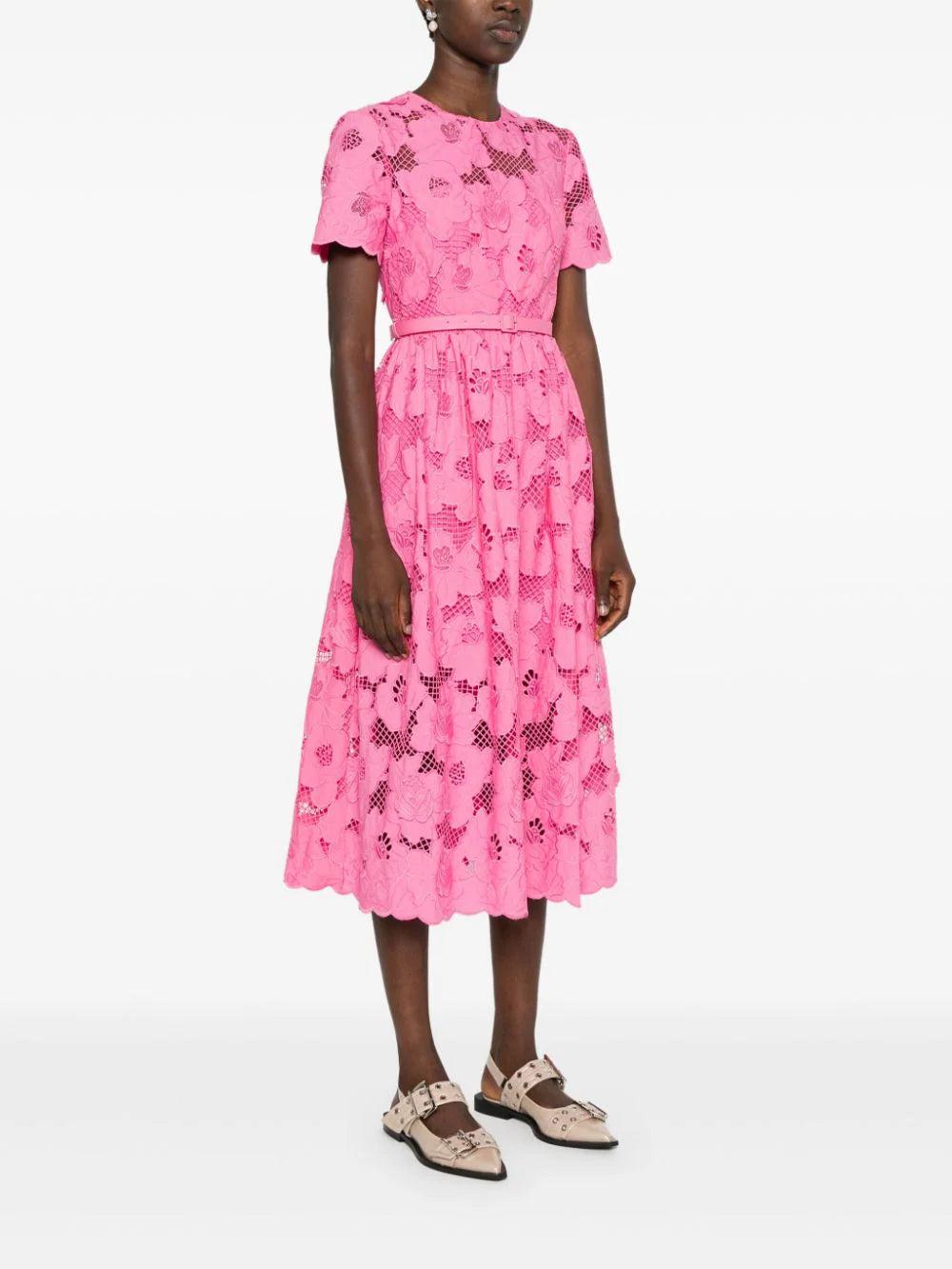 SELF PORTRAIT Lace Midi Dress