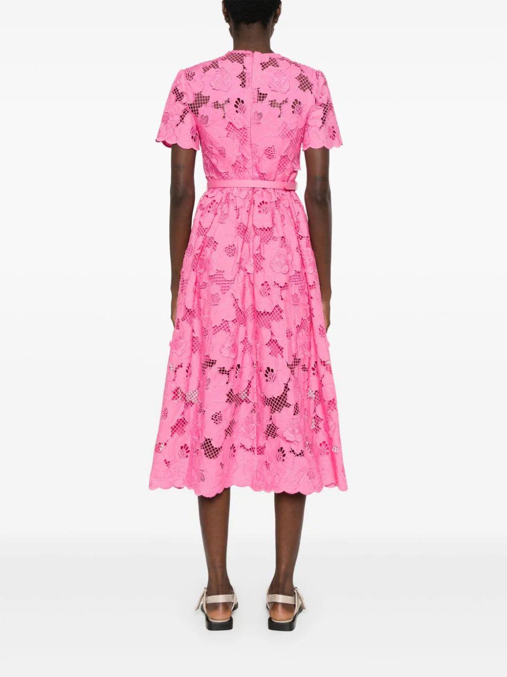 SELF PORTRAIT Lace Midi Dress