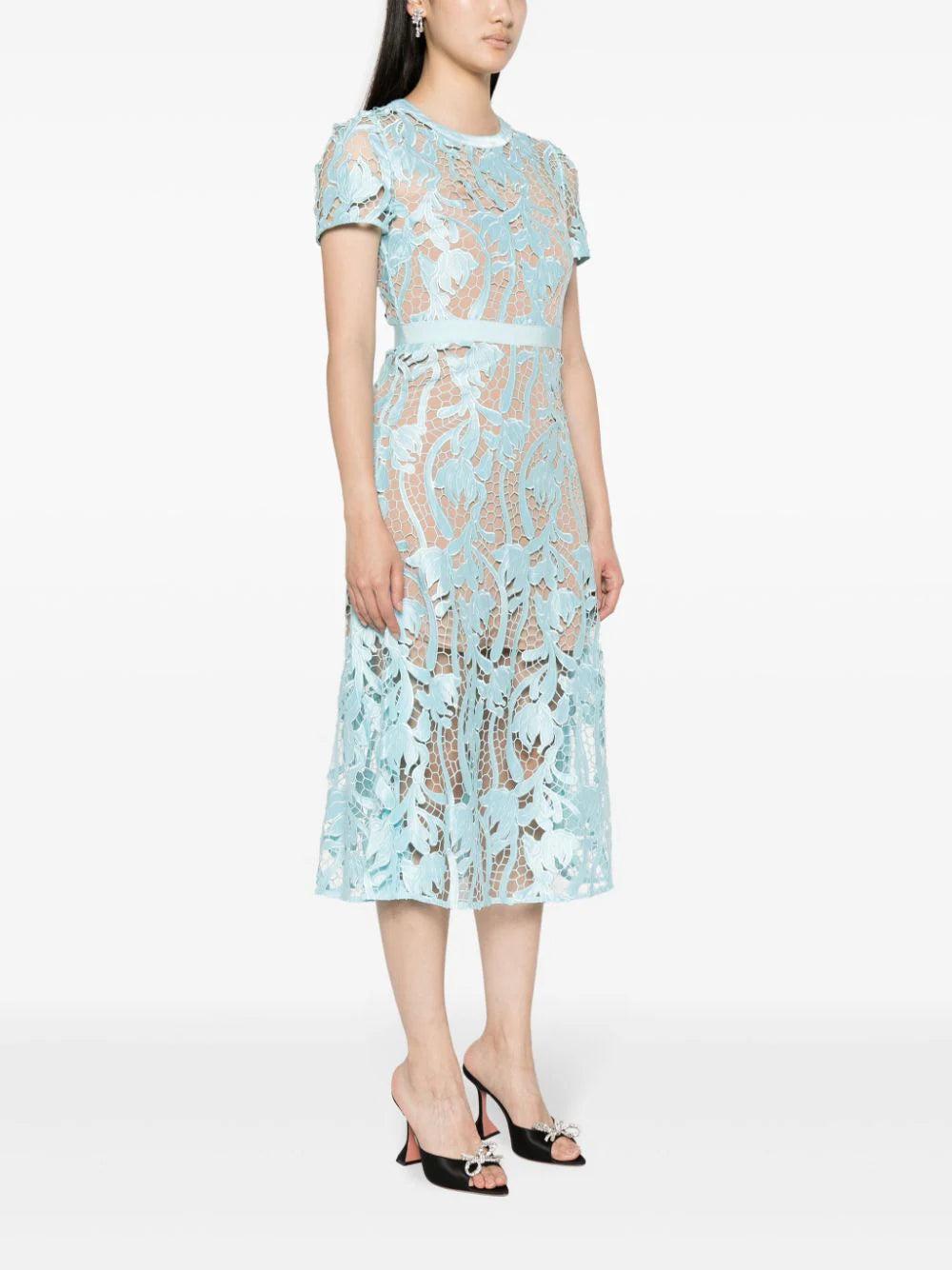 SELF PORTRAIT Lace Midi Dress