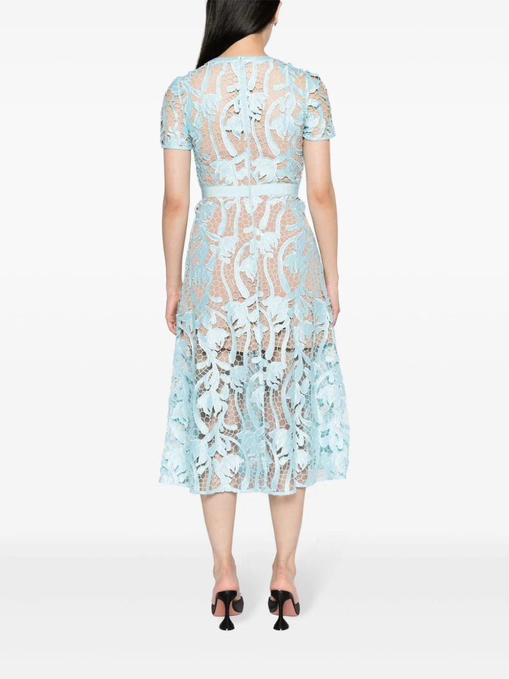 SELF PORTRAIT Lace Midi Dress