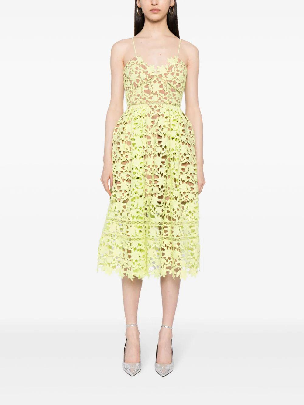 SELF PORTRAIT Lace Midi Dress