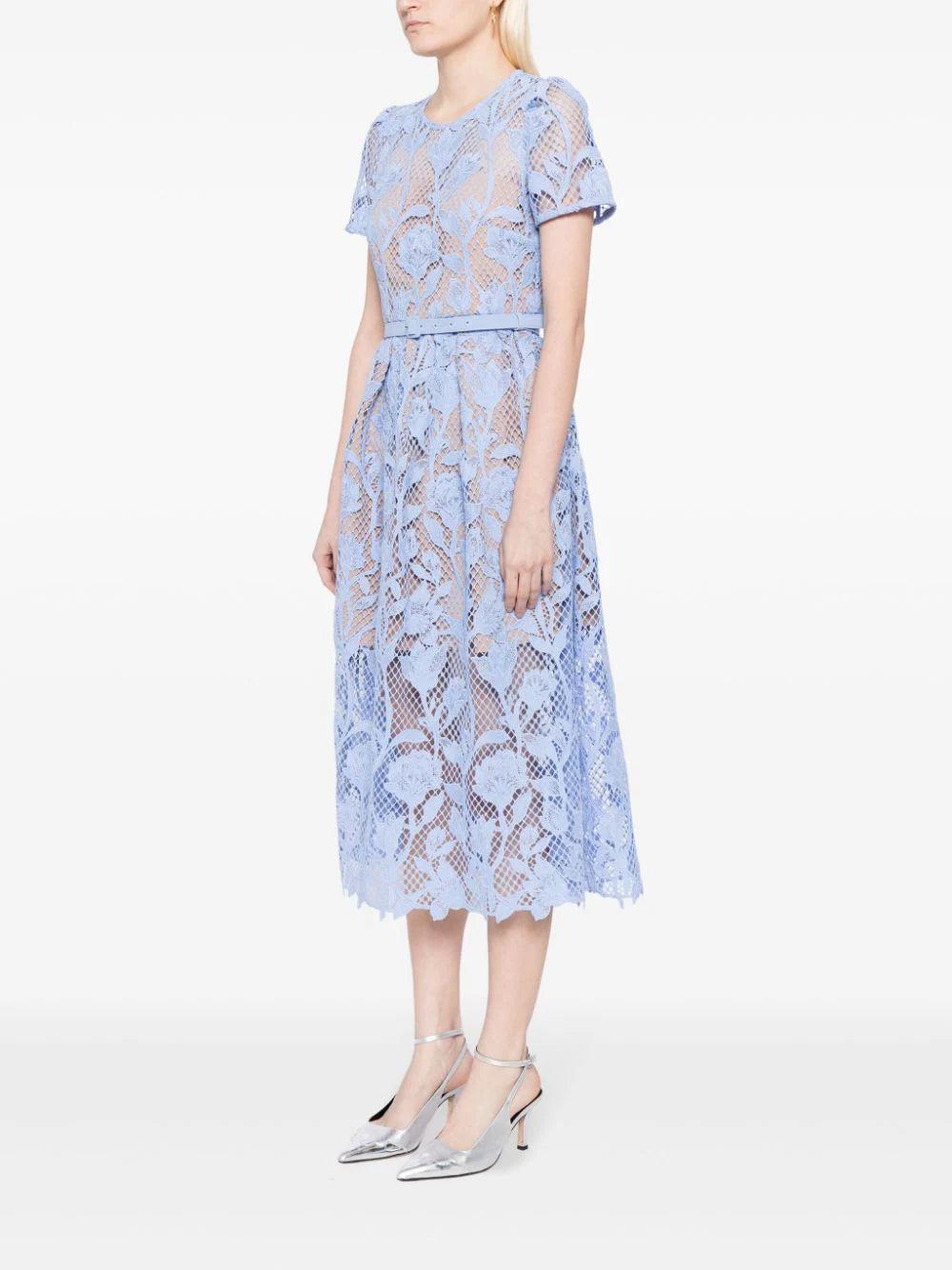 SELF PORTRAIT Lace Midi Dress