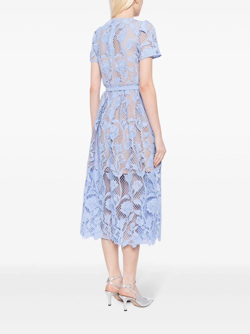SELF PORTRAIT Lace Midi Dress