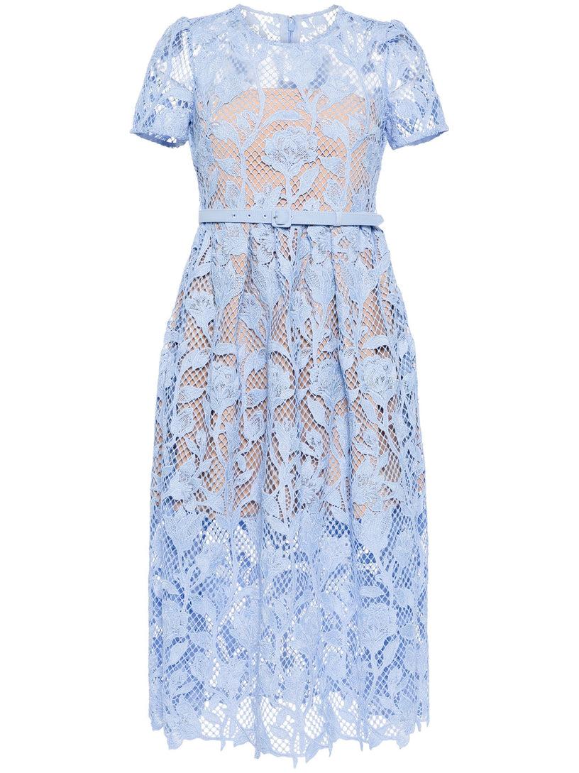 SELF PORTRAIT Lace midi dress
