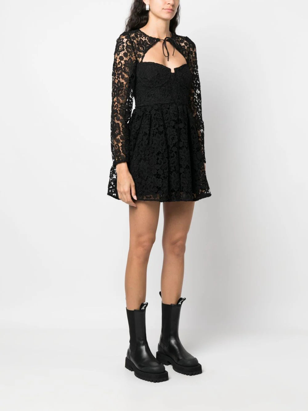 SELF PORTRAIT Lace Mini Dress