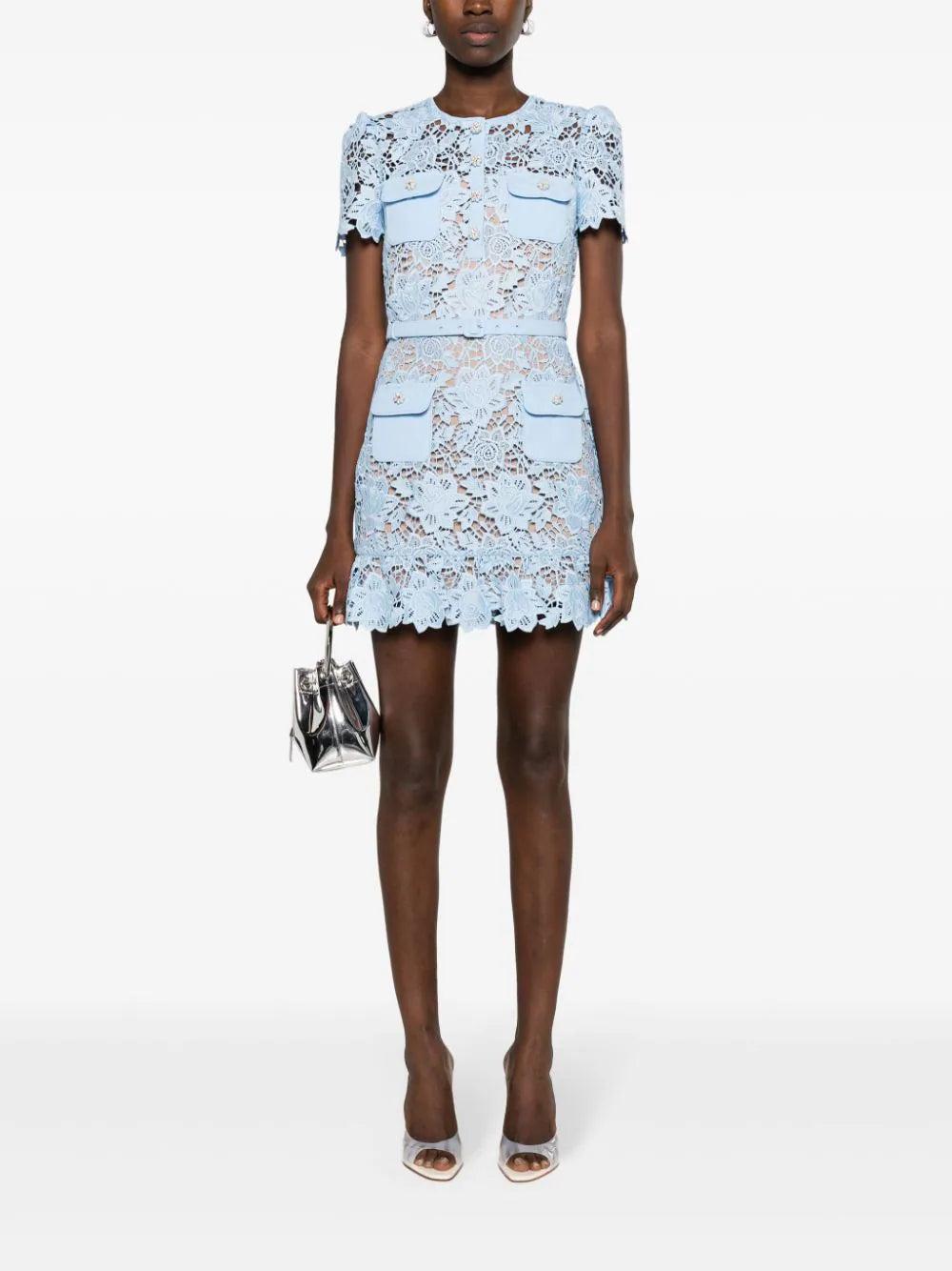 SELF PORTRAIT Lace Mini Dress