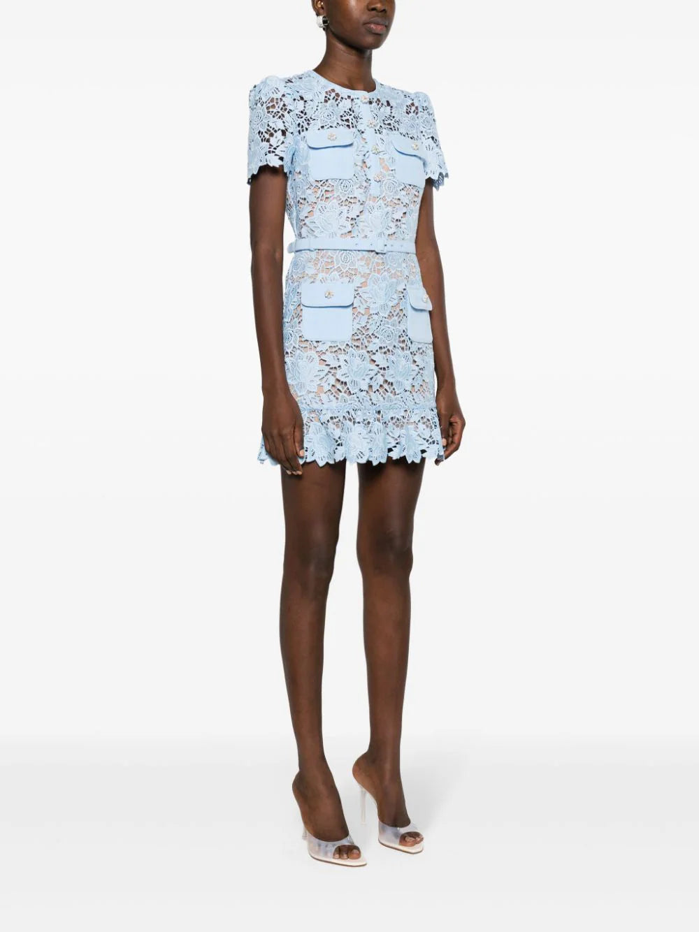 SELF PORTRAIT Lace Mini Dress
