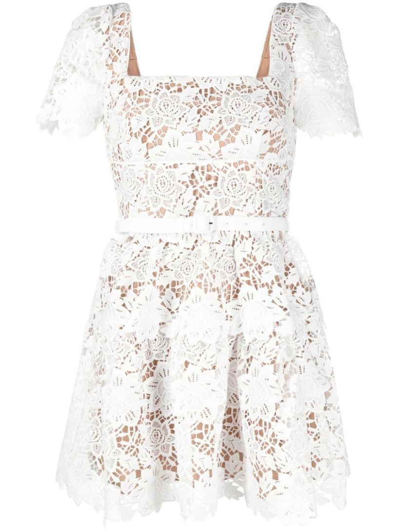 SELF PORTRAIT Lace mini dress