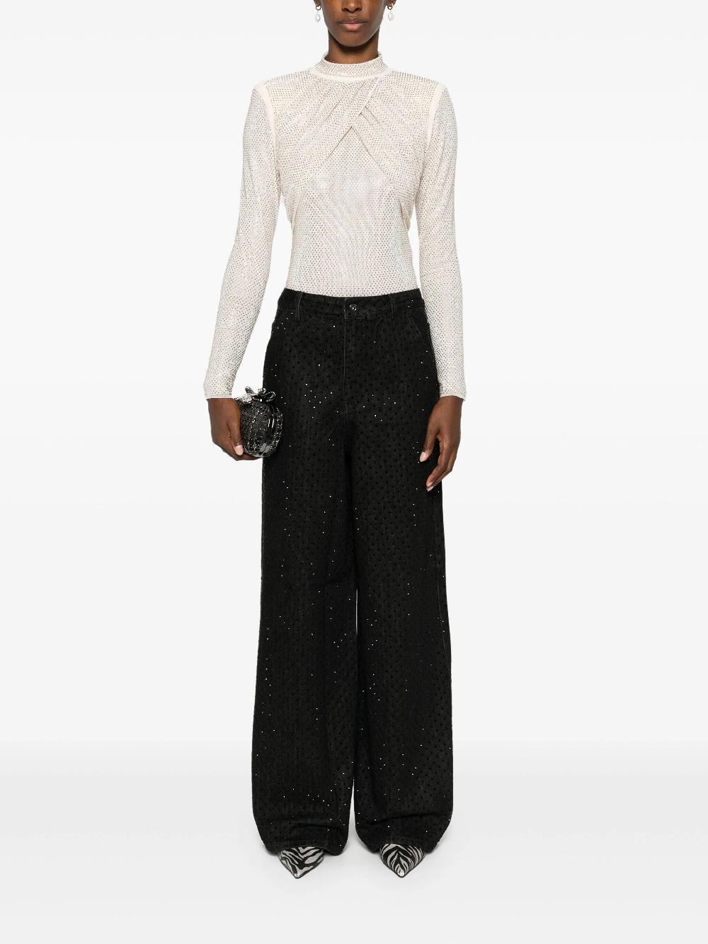 SELF PORTRAIT Rhinestone Jeans