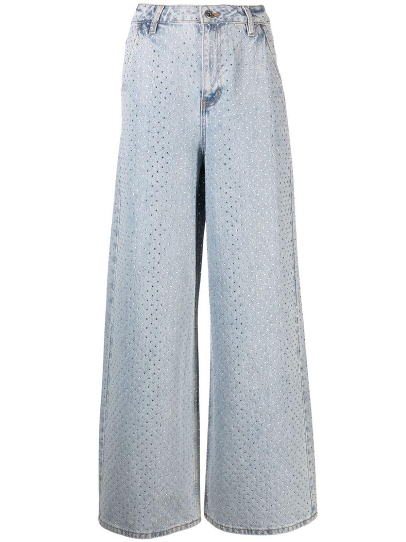 SELF PORTRAIT Rhinestone jeans
