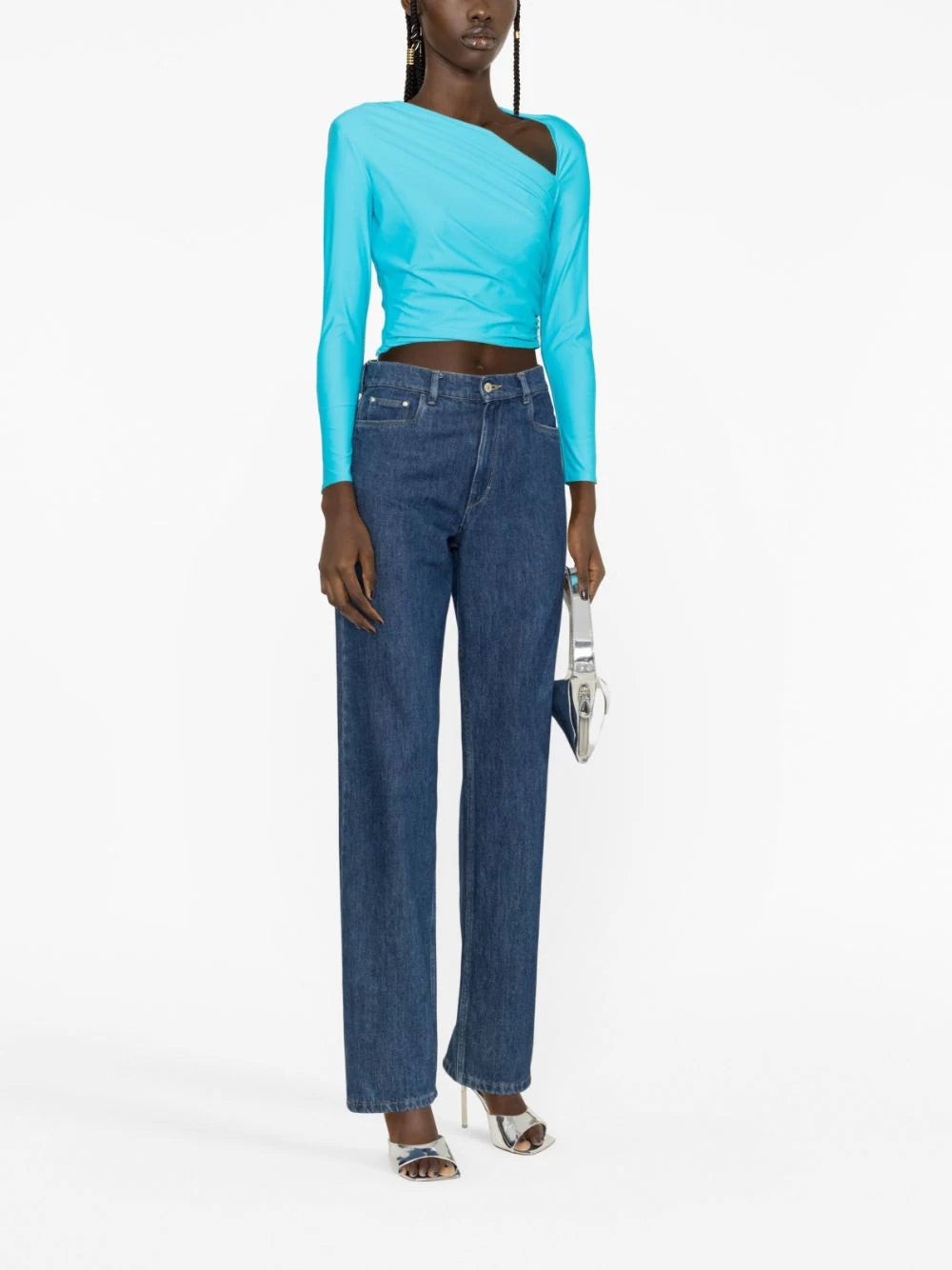 SELF PORTRAIT Ruched Top