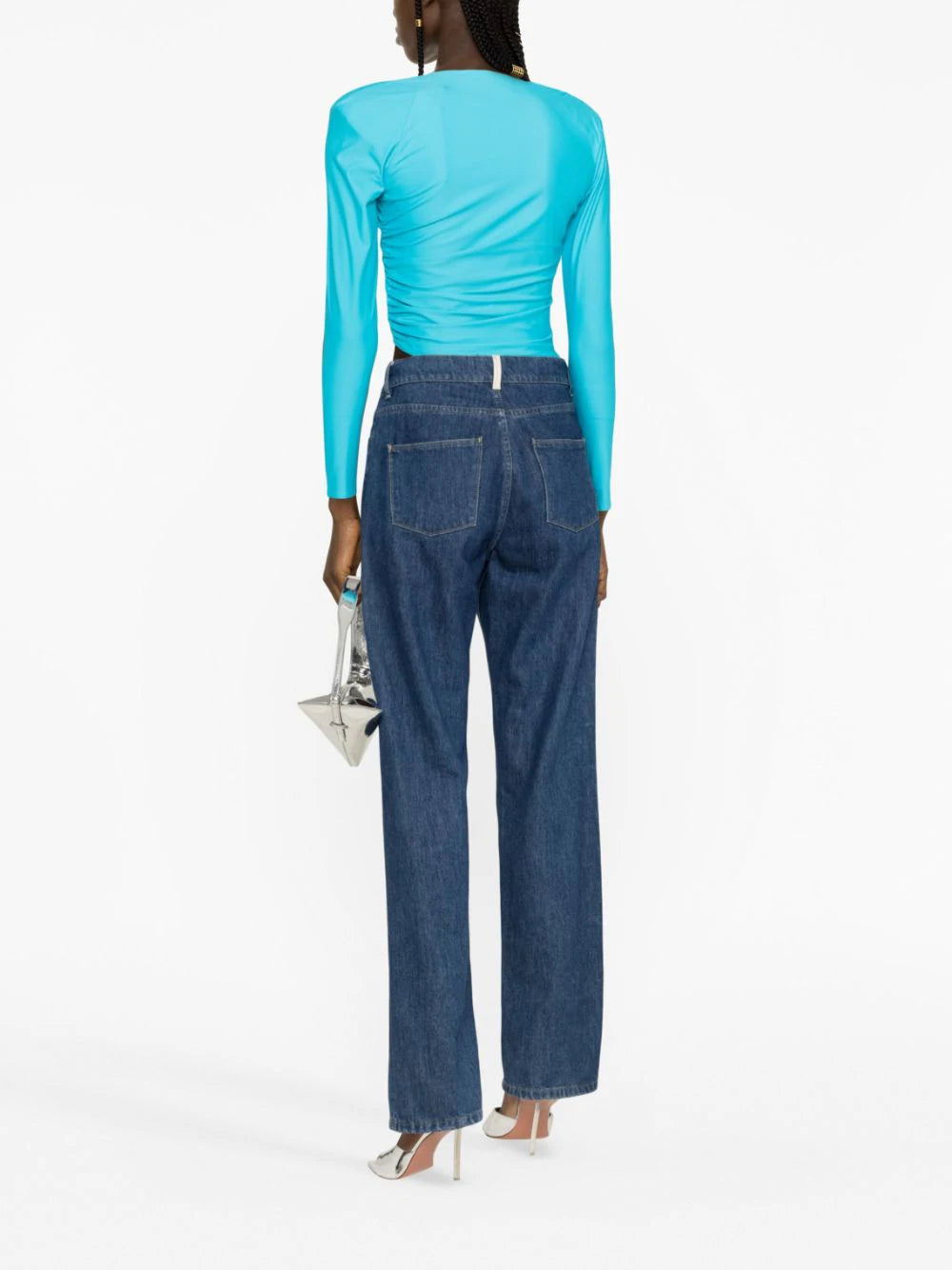 SELF PORTRAIT Ruched Top