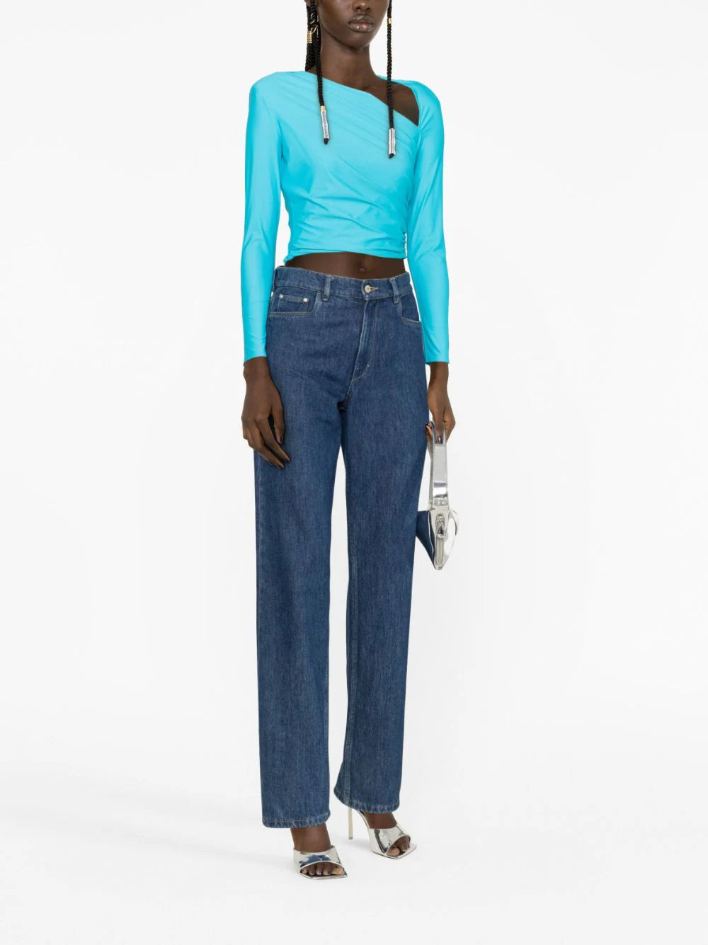 SELF PORTRAIT Ruched Top