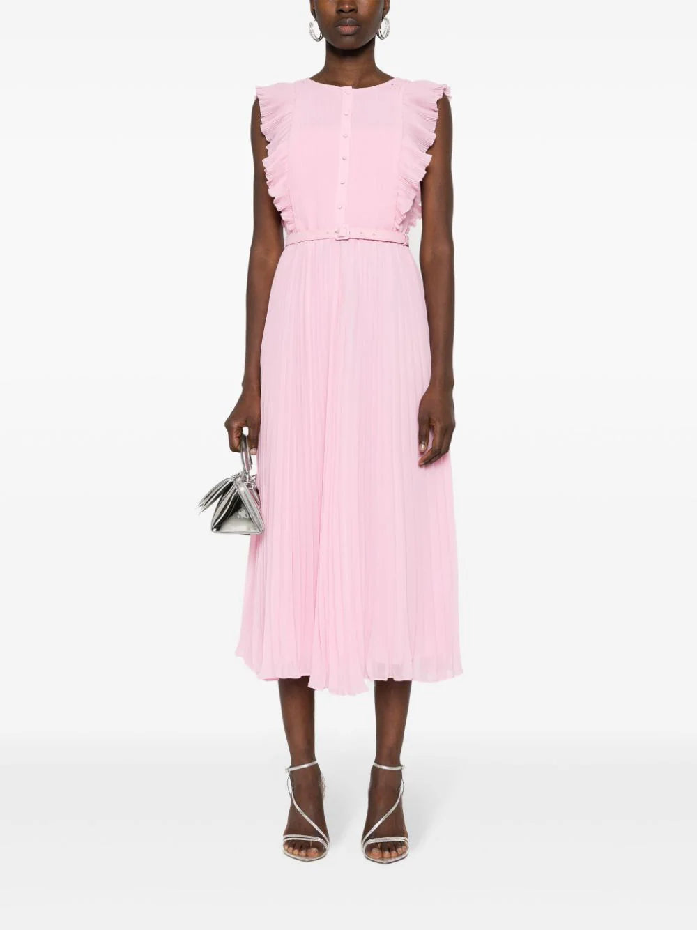 SELF PORTRAIT Ruffle Midi Dress