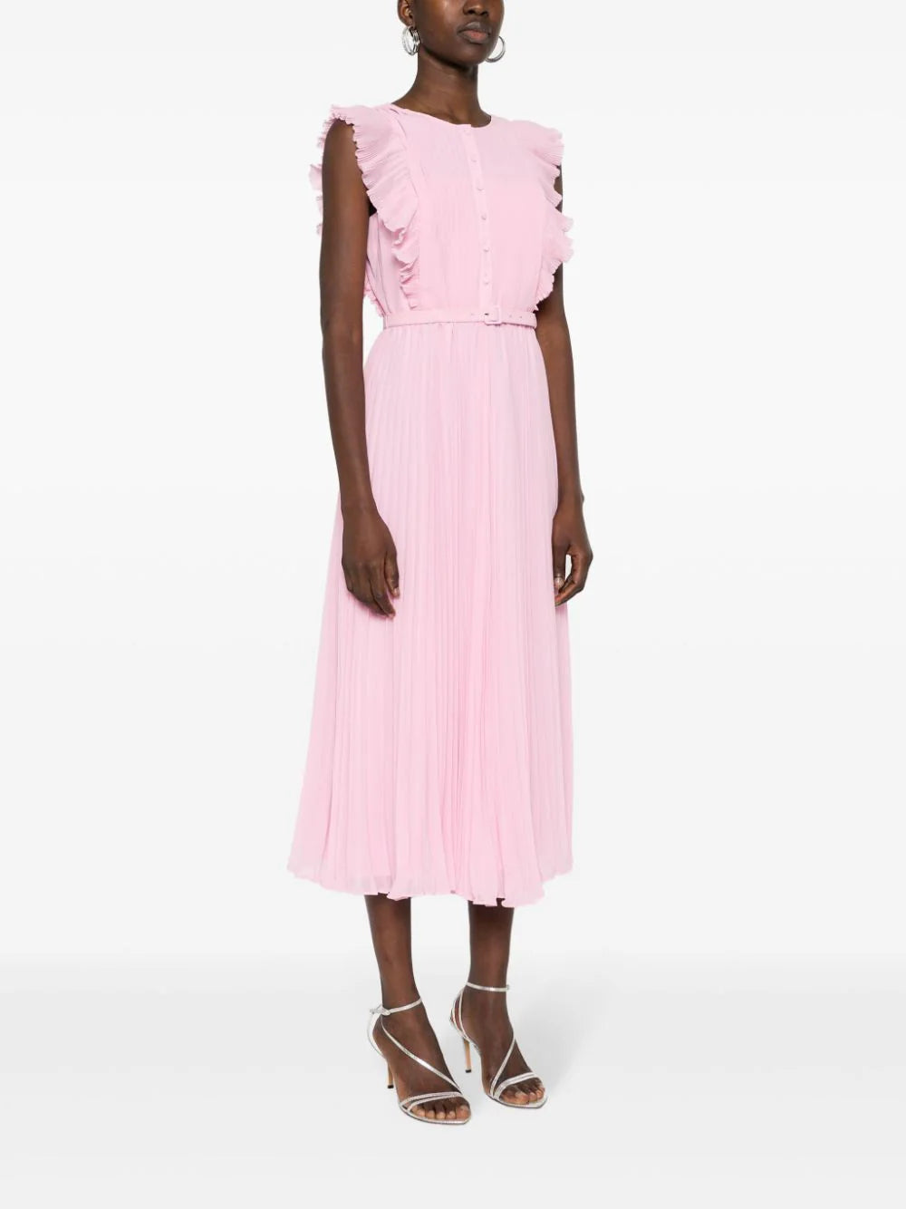 SELF PORTRAIT Ruffle Midi Dress