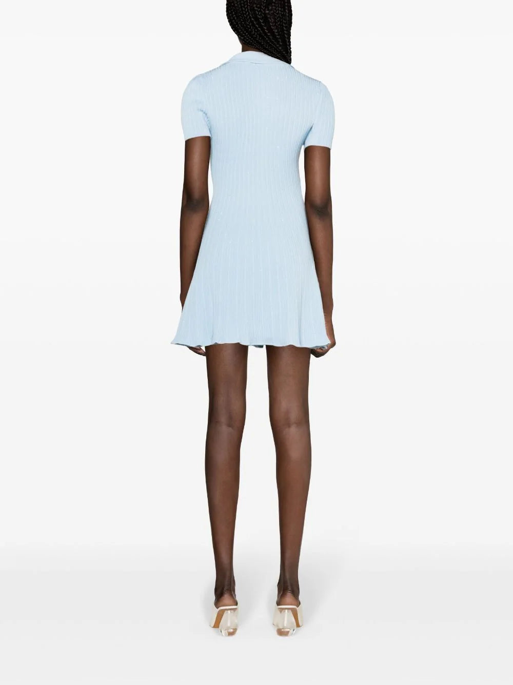 SELF PORTRAIT Sequin Knit Mini Dress