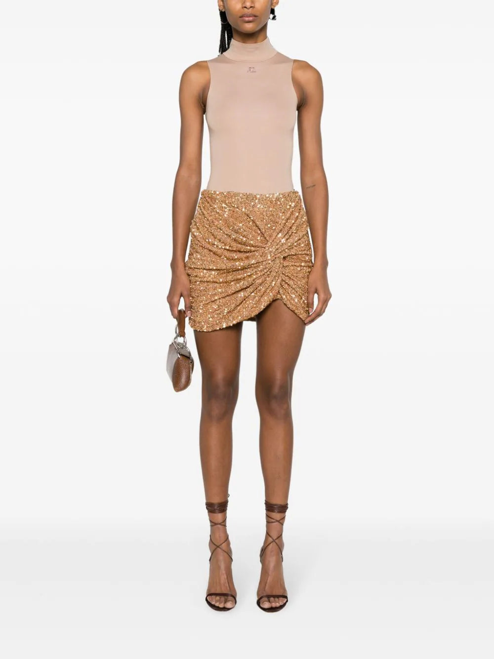 SELF PORTRAIT Sequin Mini Skirt