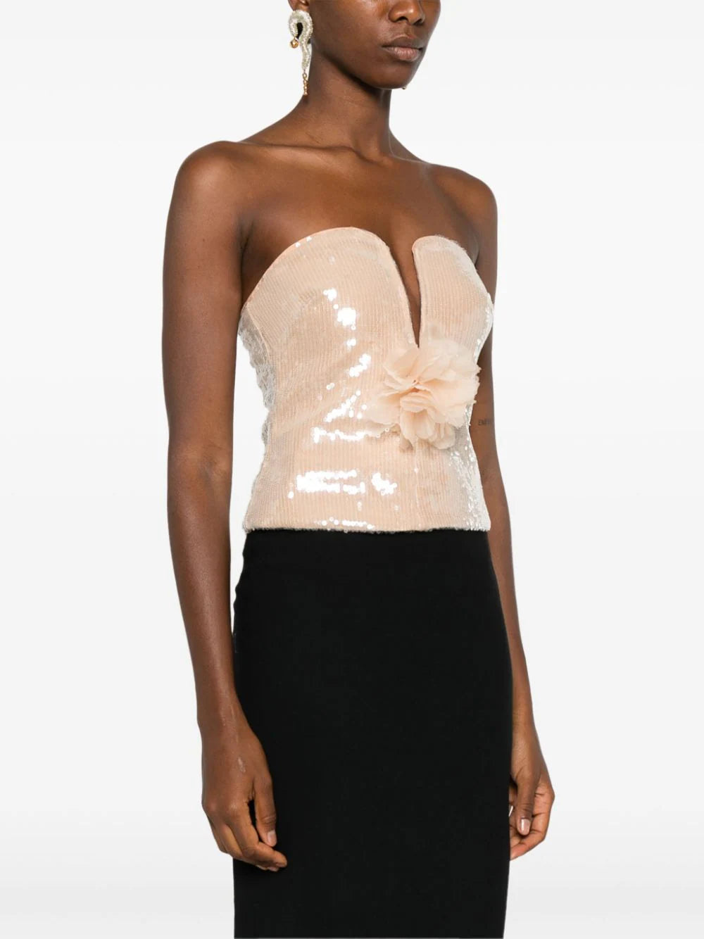 SELF PORTRAIT Sequin Top
